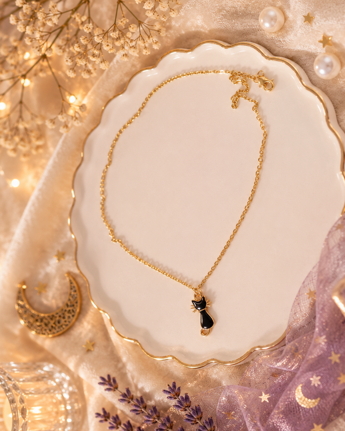 Black Cat Necklace